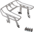 Cobra - Detachable Wrap Around Rack - FLSB - Chrome - Big Ass Detachable Wrap Around Rack - 602-2615