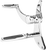 Hawg Halters - Forward Control - '14+ FLH - Chrome - Standard - Folding Rubber Inlay Pegs - Solid Lever - Forward Control - FCK-F14CS-FR Hawg Halters - Forward Control - '14+ FLH - Chrome - Standard - Folding Rubber Inlay Pegs - Solid Lever - Forward Control - FCK-F14CS-FR