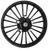 Coastal Moto - Front Wheel - Atlantic - Dual Disc/No ABS - Solid Black - 21"x3.50" - '00-'07 FL - Precision Cast Custom 3D Front Wheels - 3D-ATL213SB07