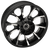 Coastal Moto - Rear Wheel - Largo 3D - Single Disc/ABS - Black Cut - 18"x5.50" - Largo Precision Cast 3D Wheel  Largo 3D - 3D-LGO185BCABST Coastal Moto - Rear Wheel - Largo 3D - Single Disc/ABS - Black Cut - 18"x5.50" - Largo Precision Cast 3D Wheel  Largo 3D - 3D-LGO185BCABST