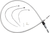 Magnum - Cable - Clutch - Quick Connect - Sterling Chromite II - Sterling Chromite II Quick Connect Upper Clutch Cable - 323412HE