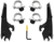 Memphis Shades - Batwing Mounting Kit - Black - Scout - Batwing Fairing Trigger-Lock Mounting Kit - MEB2027 Memphis Shades - Batwing Mounting Kit - Black - Scout - Batwing Fairing Trigger-Lock Mounting Kit - MEB2027