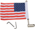 Pro Pad - Luggage Rack Flag Mount - 1/2" Round - With 6" X 9" Flag - Extended-Style Luggage Rack Flag Mount with Flag - RFM-RDHB12 Pro Pad - Luggage Rack Flag Mount - 1/2" Round - With 6" X 9" Flag - Extended-Style Luggage Rack Flag Mount with Flag - RFM-RDHB12