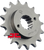 Jt Sprockets - Countershaft Sprocket - 16 Tooth - Ducati - Countershaft Front Sprocket - JTF736.16