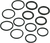 S&s Cycle - Pushrod Cover O-Ring Kit - Pushrod Cover O-Ring Kit - 93-4022