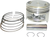 Wsm - Piston Kit - Kawasaki 220 - +.50 mm - Complete Piston Kit - 50-250-05K