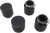 Uni Filter - Air Filter Kit - Black (4) - High-Flow Filter Kit - PK-4 Uni Filter - Air Filter Kit - Black (4) - High-Flow Filter Kit - PK-4
