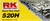Rk - M520 - Heavy-Duty Chain - 130 Links - Heavy Duty (H) M520H Chain - M520H-130
