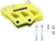 Tag Metals - Chain Guide - Suzuki/Yamaha - Yellow - Chain Guide - RCG-SY2-YL Tag Metals - Chain Guide - Suzuki/Yamaha - Yellow - Chain Guide - RCG-SY2-YL