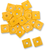 Woody's - Support Plates - Yellow - 5/16" - 48 Pack - Square Digger Aluminum Support Plates - ASW2-3800-48