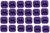 Stud Boy - Single Backer Plates - Purple - 24 Pack - Pro Series Super Lite Backing Plates - 2513-P1-PUR