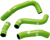 Samco Sport - Radiator Hose Kit - Green - Kawasaki - Radiator Hose Kit  Standard - KAW17-GN