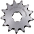 Renthal - Sprocket - Honda - 13-Tooth - Front Sprocket - 308--520-13GP Renthal - Sprocket - Honda - 13-Tooth - Front Sprocket - 308--520-13GP