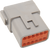Namz - Deutsch Receptacle - 12 Pin - Gray - Deutsch DT Sealed Connector Component  Wiring Connector - DR-12G