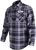 Throttle Threads - Drag Specialties Long-Sleeve Flannel Shirt - Gray/Black - Small - Drag Specialties Long-Sleeve Flannel Shirt - DRG27S68GYSR