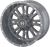 Moose Utility - Wheel - 399X - Front - Gray - 12x7 - 4/110 - 4+3 - 399X Wheel - 399MO127110KG4