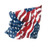 Balboa - Motley Tube™, Polyester,wavy American Flag - T265 Balboa - Motley Tube™, Polyester,wavy American Flag - T265
