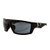 Balboa - Whiskey Ballistic Sunglass, Matte Black Frame, Smoked Lens - EWHI002