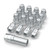 Bullite Wheels & Accessories - Lug Nut Set Chrome With Key & Valve Stem 10x1.25 (16pcs) - LKT01012502