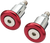 Moose Racing - Bar End - Red - Handlebar Ends - 1BEC0661-PRPM