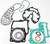 Namura - Namura Full Gasket Set - NA-10008F