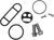 Moose Racing - Petcock Rebuild Kit - Kawasaki - Fuel Tap Rebuild Kit - 60-1063