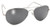 Pacific Coast - Kickstart Aviator Silver Mirror - 80010