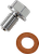 Moose Racing - Magnetic Drain Plug - Magnetic Drain Plug - T14-2081S