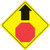 Voss Signs - Yellow Plastic Reflective Sign 12" - Stop Ahead - 447 SAA YR