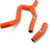 Moose Racing - Radiator Hose Kit - Orange - KTM - Radiator Hose Kit - KTM-106