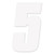 Factory Effex - Fx 2015 Numbers Factory 7" White 5 - 08-90095