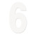 Factory Effex - Fx 2015 Numbers Pro 8" White 6 - 904373