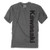 Factory Effex - Kawasaki Vertical Logo Men's T-shirt / Charcoal Gray (l) - 24-87104