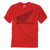 Factory Effex - Honda Big Wing Men's T-shirt / Red (m) - 21-87312