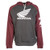 Factory Effex - Honda Wing Men's Pullover Hoodie / Burgandy-charcoal Gray (m) - 22-88312