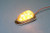 K&s - Led Mini-marker Light, Triangle, Chrome, Amber (6 Leds) - 25-9703