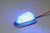 K&s - Led Mini-marker Light, Triangle, Chrome, Blue (6 Leds) - 25-9700
