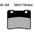 Vesrah - Vesrah Semi-metallic Brake Pads, Vd-328 - VD-328