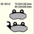 Vesrah - Vesrah Semi-metallic Brake Pads, Vd-9012 - VD-9012