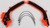 Acerbis - X-grip Frame Guard Orange/black - 2449535225