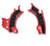 Acerbis - X-grip Frame Guards Hon Red/black - 2911441018