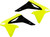 Acerbis - Radiator Shrouds Fluorescent Yellow/black - 2171915137