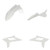 Acerbis - Plastic Kit Beta White - 2979650002