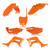Acerbis - Full Plastic Kit Hon Orange - 2861935226