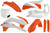 Acerbis - Full Plastic Kit Orange - 2314334618 Acerbis - Full Plastic Kit Orange - 2314334618