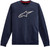 Alpinestars - Ageless Crew Fleece Navy/grey Sm - 1212-51322-7011-S Alpinestars - Ageless Crew Fleece Navy/grey Sm - 1212-51322-7011-S