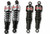 Burly Brand - Slammer Shocks 10.5" Chr Fxd 91-17 - B28-1202