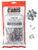 Chris Products - License Plate Fasteners 100/pk 100 Pack - CHB100