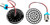 Cyron - Led Turn Signal Inserts Hd 2" 1156 Red - AC1156AR