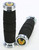 Emgo - Roadhawk Grips Black W/chrome End Cap 7/8"x5.5" - 42-40600